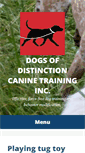 Mobile Screenshot of dogsofdistinction.com